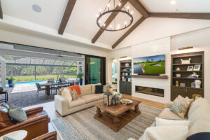 exposed wood beams gulfstream homes